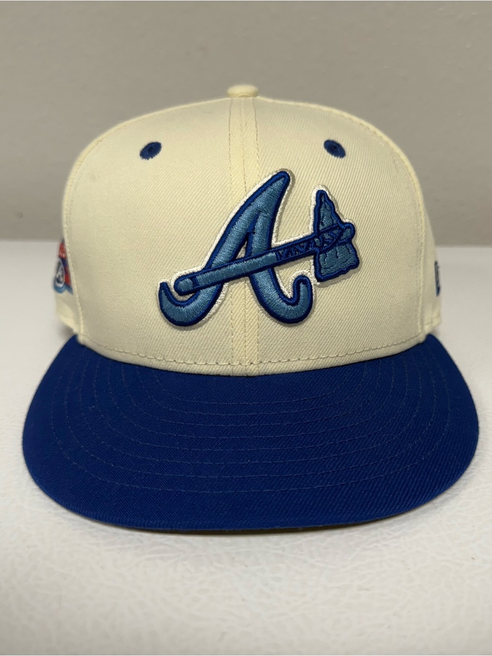 Atlanta Braves Hat Cap Fitted MLB Baseball 40th Anniversary New Era Men 6 7/8